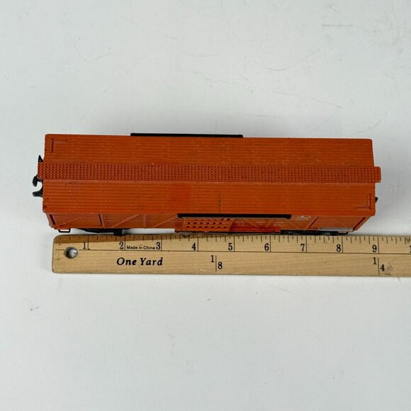 Lionel Postwar O Gauge Orange 3656 Operating Cattle Car Original Untested - Picture 10 of 10